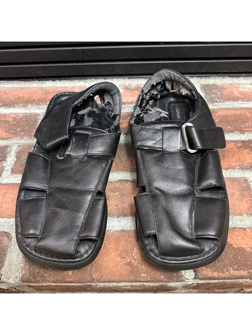 Florsheim Imperial Mens Black Leather Slip On Dress Shoes Loafers H Wear Size 10